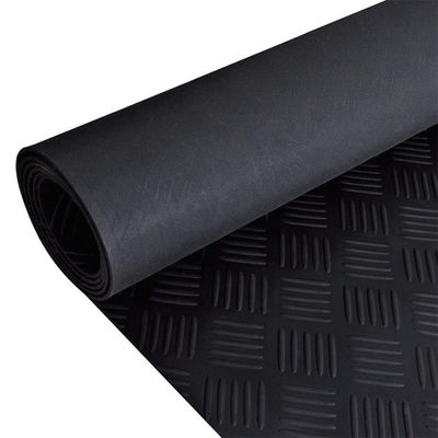 Five-Barred Pattern Surface Checker Patterned Rubber Flooring Matting For Horse Stable Equestrian Area