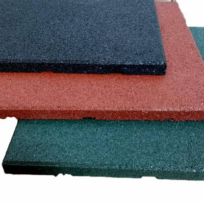 Rubber Horse Stable Mats Heavy Duty 500 X 500 X 30mm Equine Hammer Top Strong Adhesion On The Back