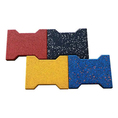 Farm Colorful Rubber I Beam Tiles Dog Bone Mats Horse Walker Mats