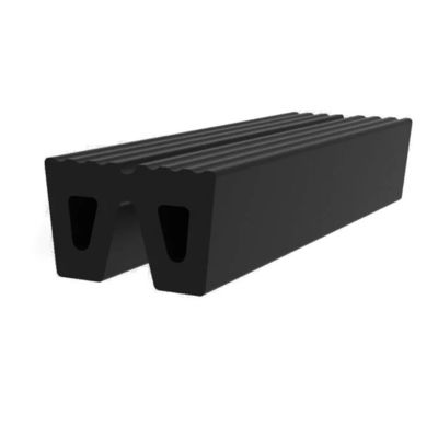 Rubber Accessories Safety Protection Rubber Bumper Black Durable Rubber D-Type Bumper