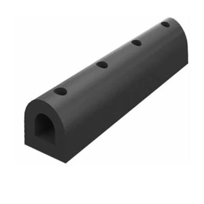 Rubber Accessories Safety Protection Rubber Bumper Black Durable Rubber D-Type Bumper
