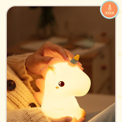 Nice Dream Unicorn Silicone Night Lamp For Kids 8 Color Changing Baby Night Light With Remote Timer