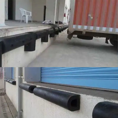 Rubber Accessories 150mm X 150mm D Type Rubber Fender And Rubber Bumper For Wharf