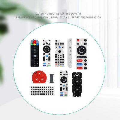 Silicone Rubber Keypad Remote Keypad Customized Laser Carving Conductive Rubber Buttons Silicone Keyboard Keycaps